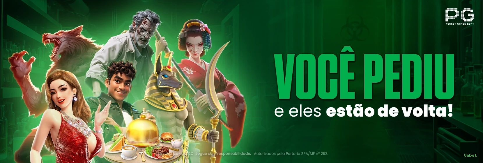 Slots Premium da PG Soft na 8ebet